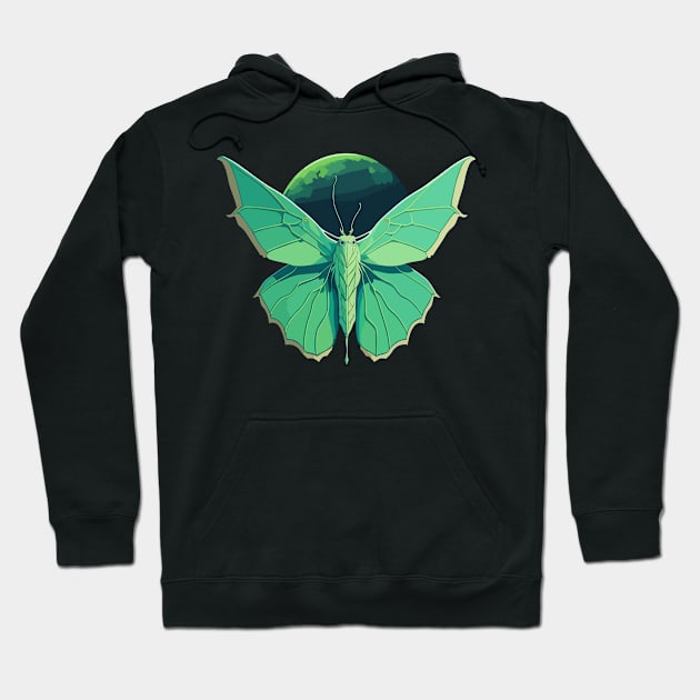 Luna Moth Hoodie by SpriteGuy95